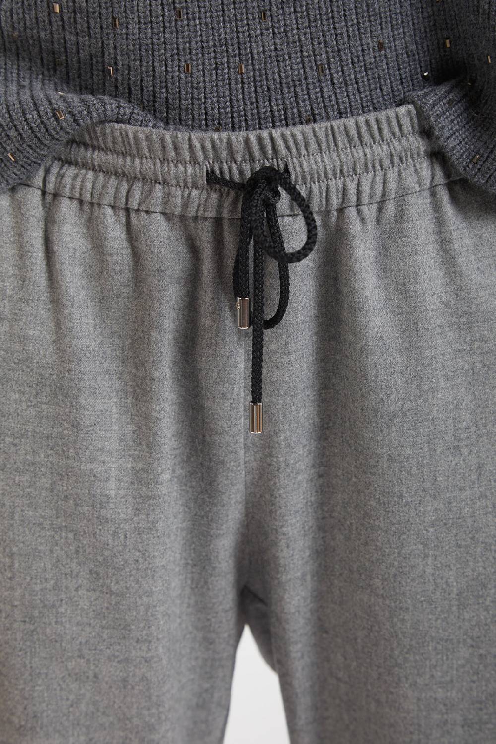 Piazza Sempione KATIE Pantalone con coulisse in lana Fino Al -60%