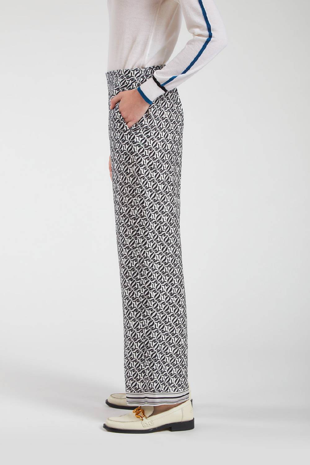 Piazza Sempione ANNA Pantalone wide leg Presa