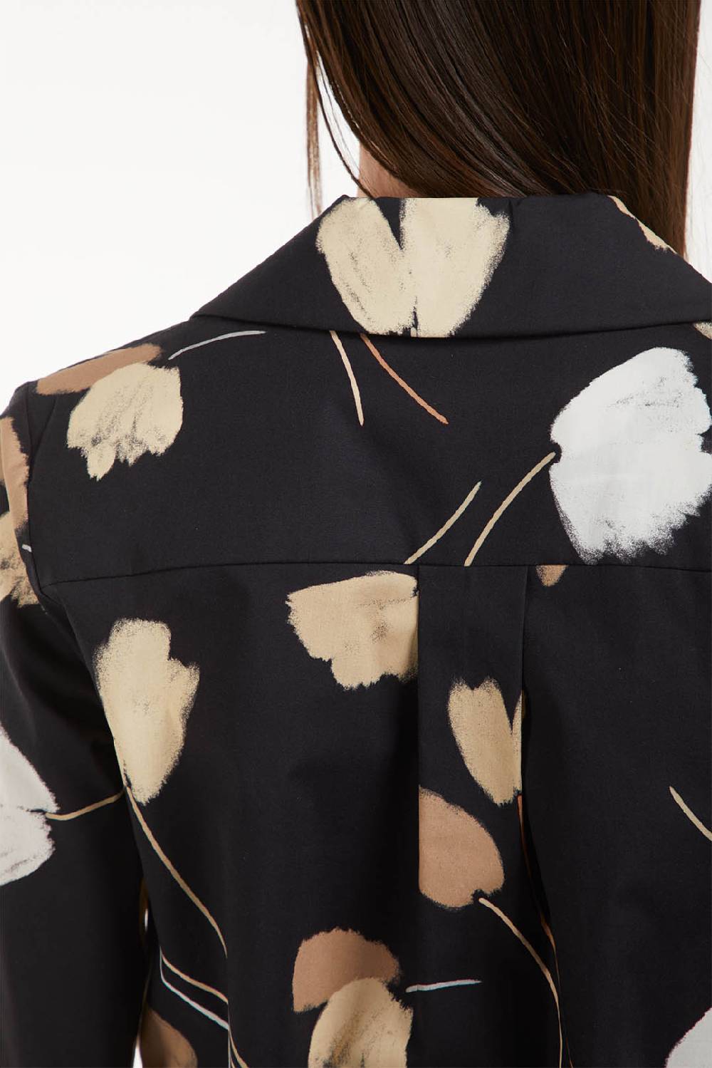 Piazza Sempione Camicia bowling con stampa a fiori Qualità