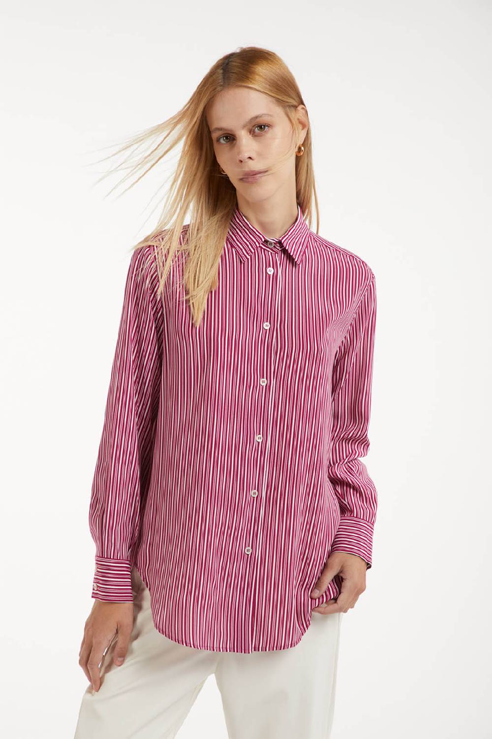 Piazza Sempione Camicia con stampa rigata Negozi Online