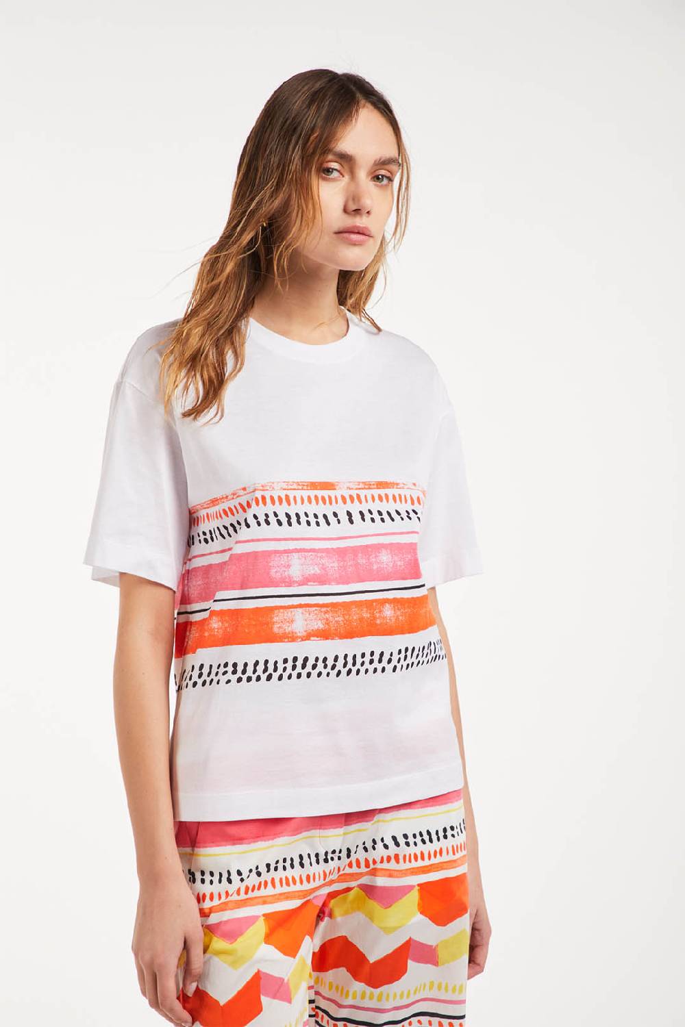 Piazza Sempione T-shirt in jersey di cotone Consegna Veloce