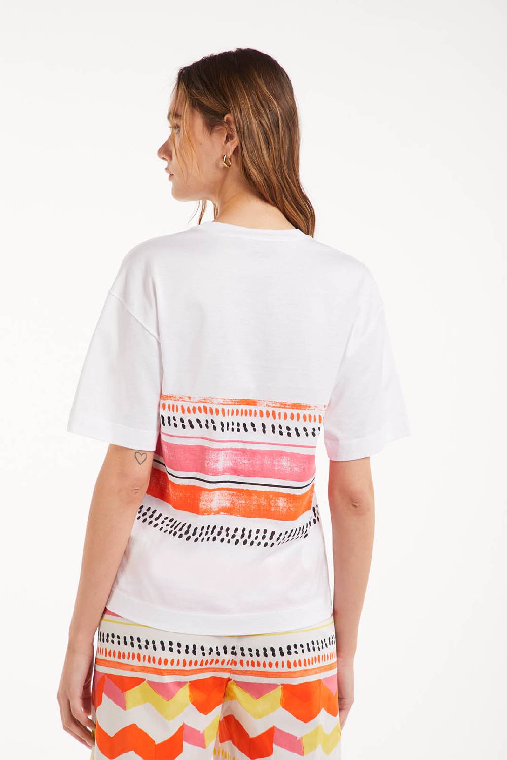 Piazza Sempione T-shirt in jersey di cotone Consegna Veloce