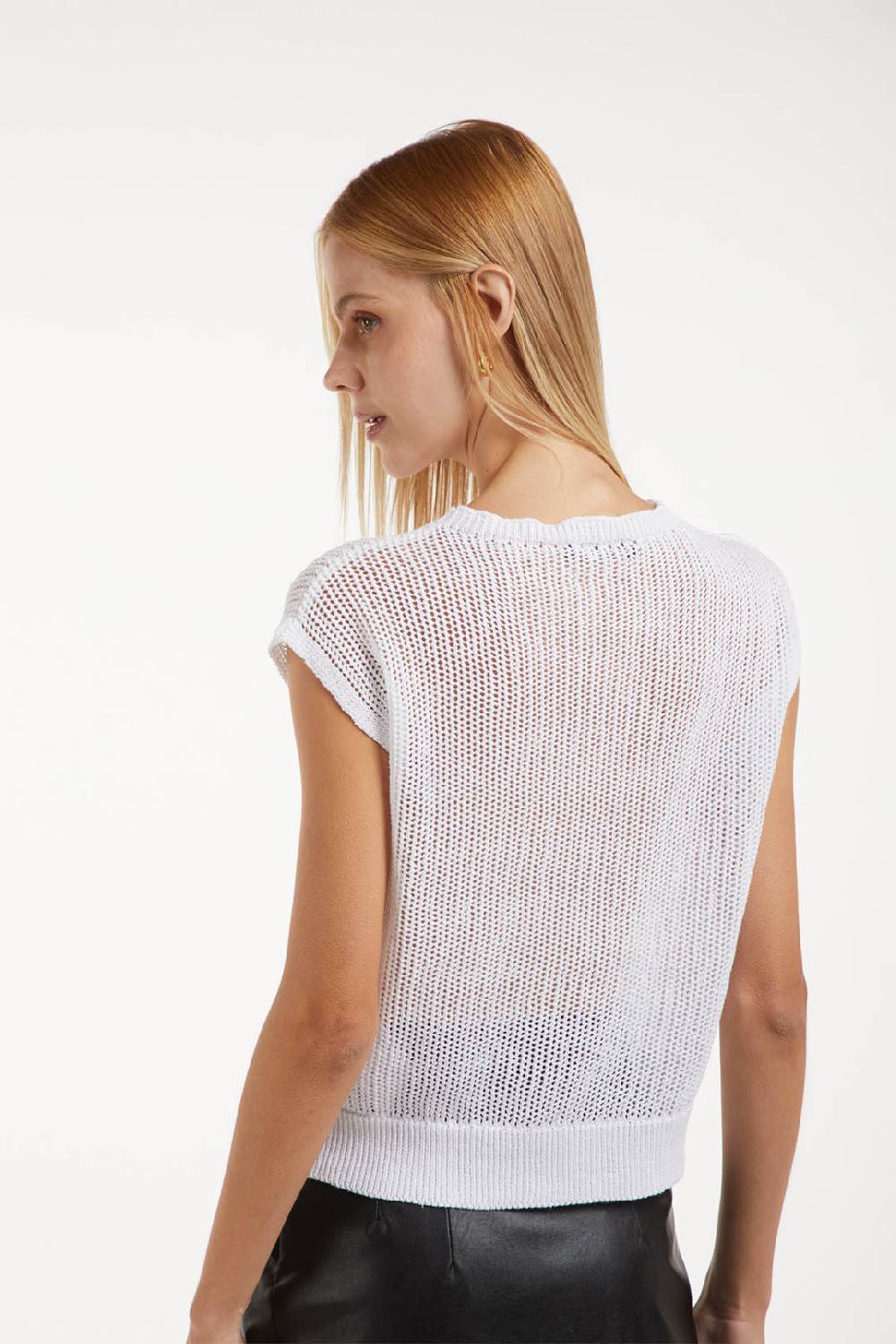 Piazza Sempione Maglia in cotone lino punto rete Vendite Flash