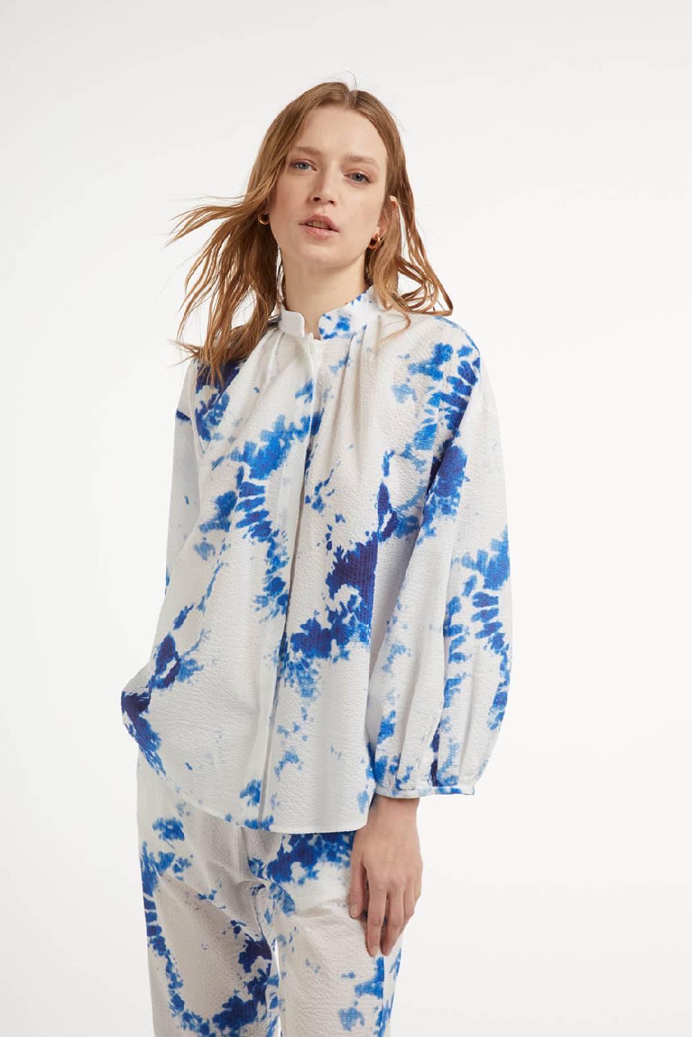 Piazza Sempione Camicia con stampa tie dye Offerta