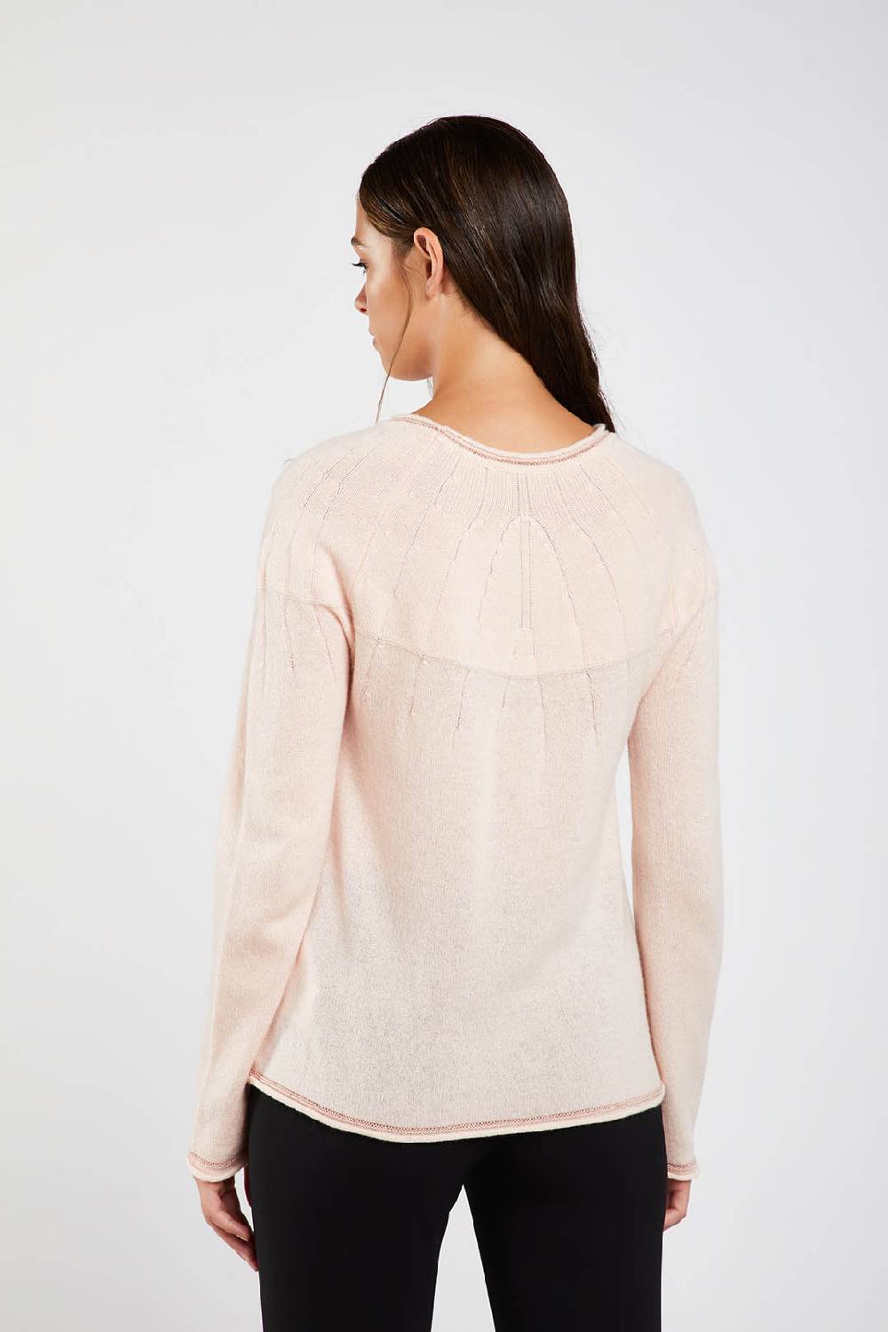 Piazza Sempione Maglia girocollo in cashmere Saldi Di Fabbrica