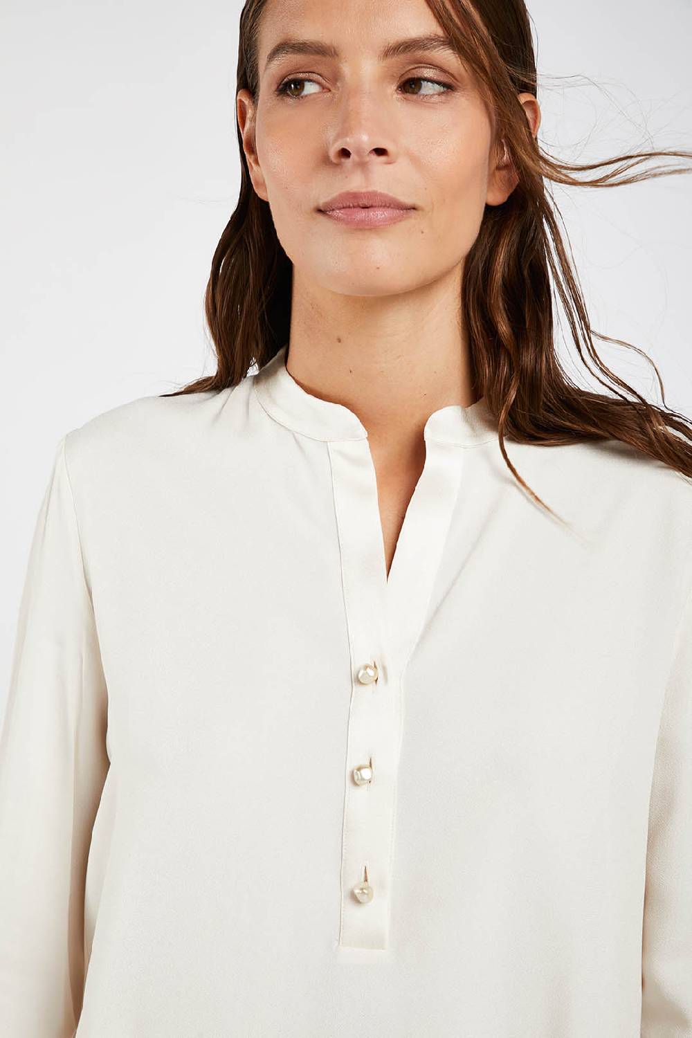 Piazza Sempione Camicia in cady enver satin Vendita
