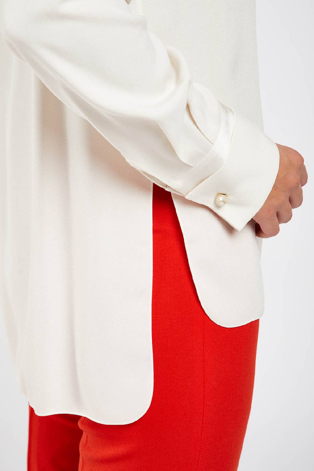 Piazza Sempione Camicia in cady enver satin Vendita