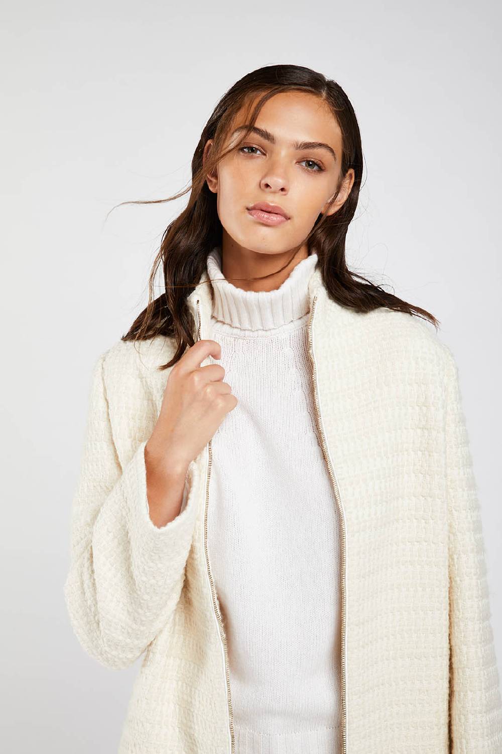 Piazza Sempione Dolcevita in viscosa e cashmere Sottocosto