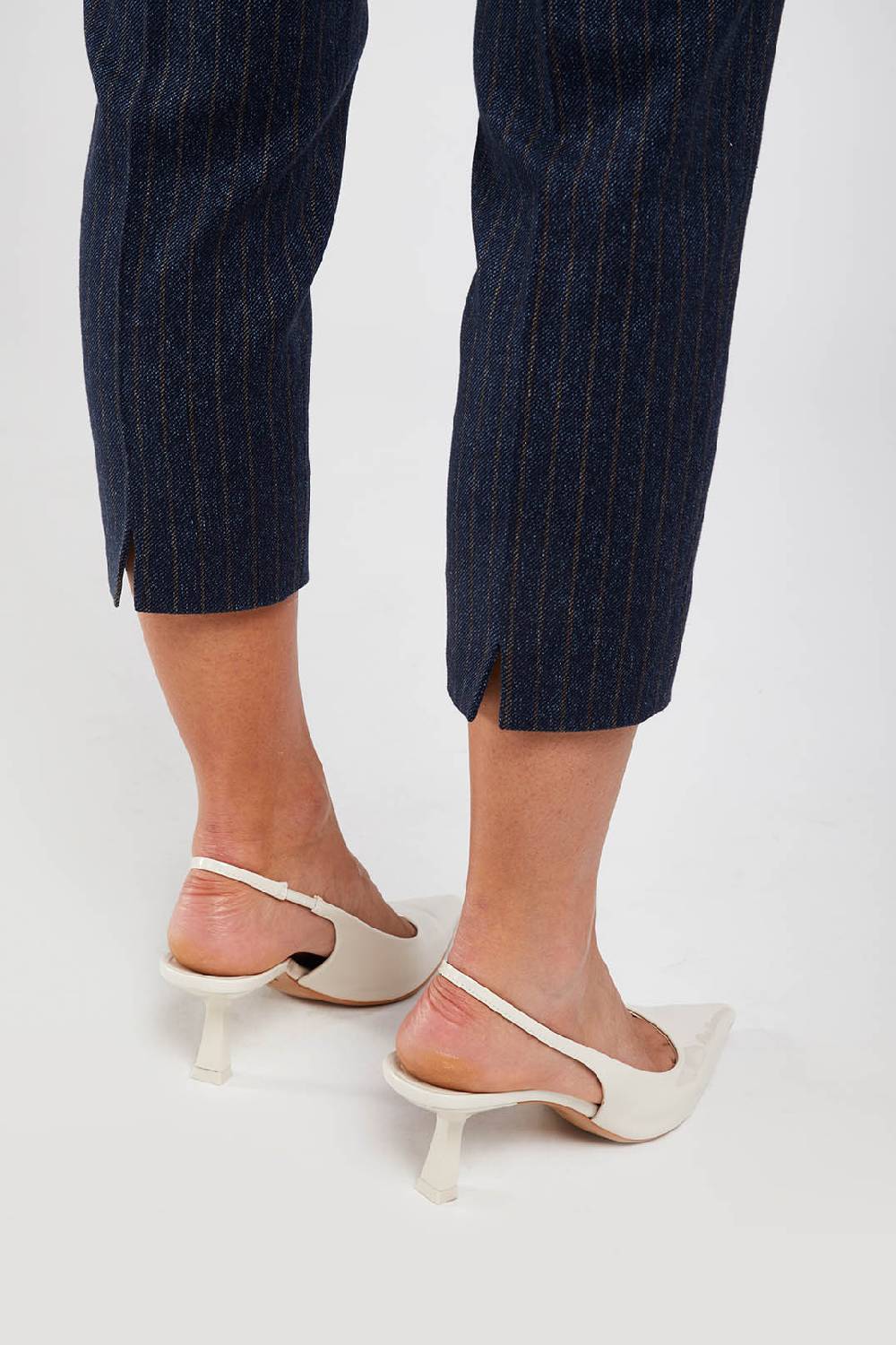 Piazza Sempione AUDREY Stretch cover twill gessato Saldi Di Fabbrica