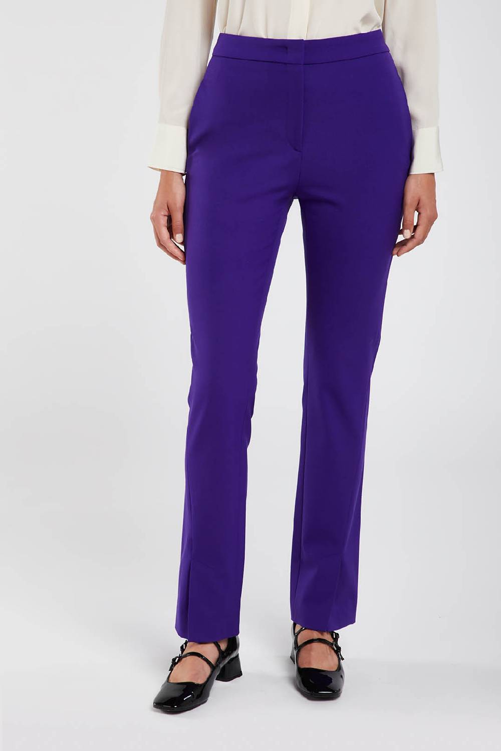 Piazza Sempione Pantalone vita alta in lana bielastica Moda