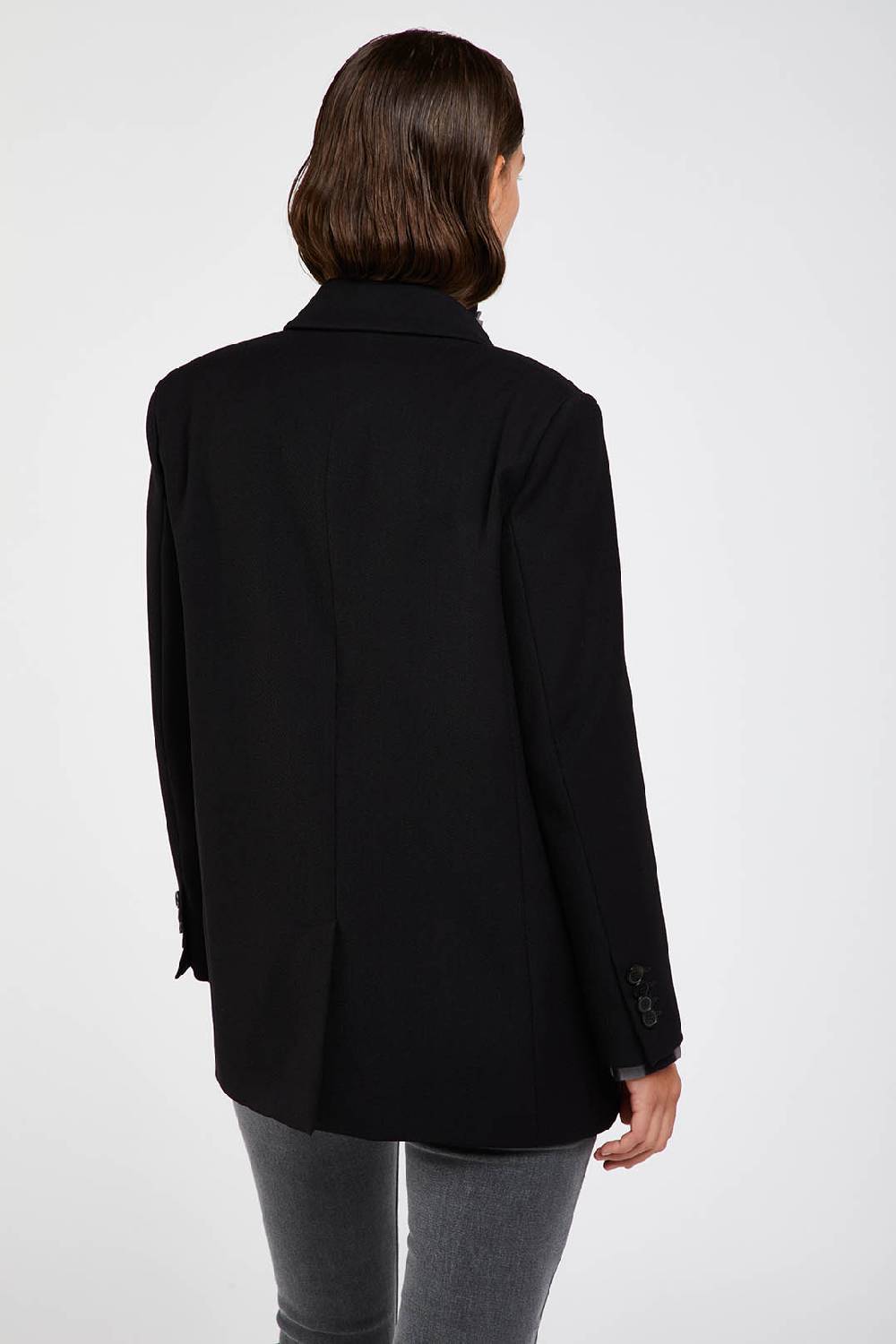 Piazza Sempione giacca monopetto in gabardina tecnica di lana stretch Offerta natalizia