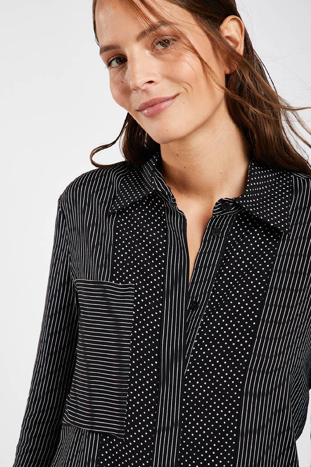 Piazza Sempione Camicia con microfantasia Latest fashion
