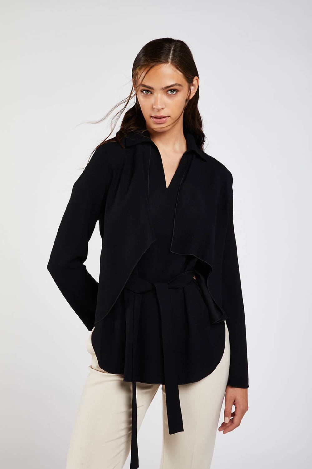 Piazza Sempione Camicia in cady enver satin Nuovi prodotti