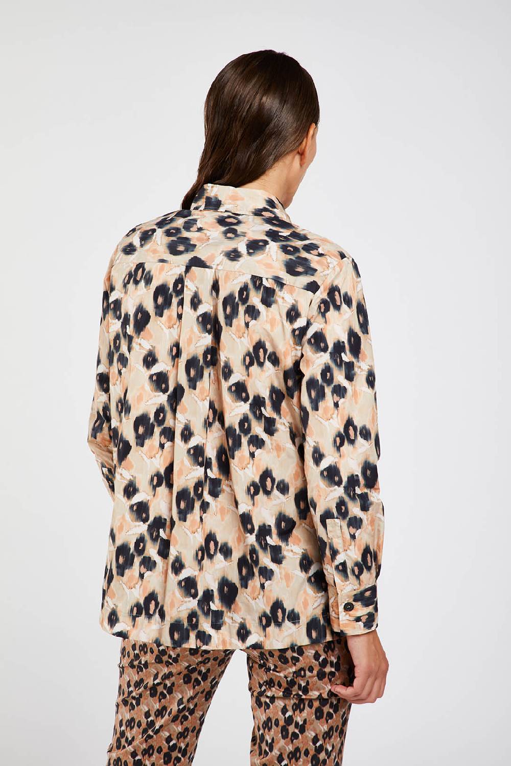 Piazza Sempione Giacca camicia in bio nylon stampato Offerte stagionali