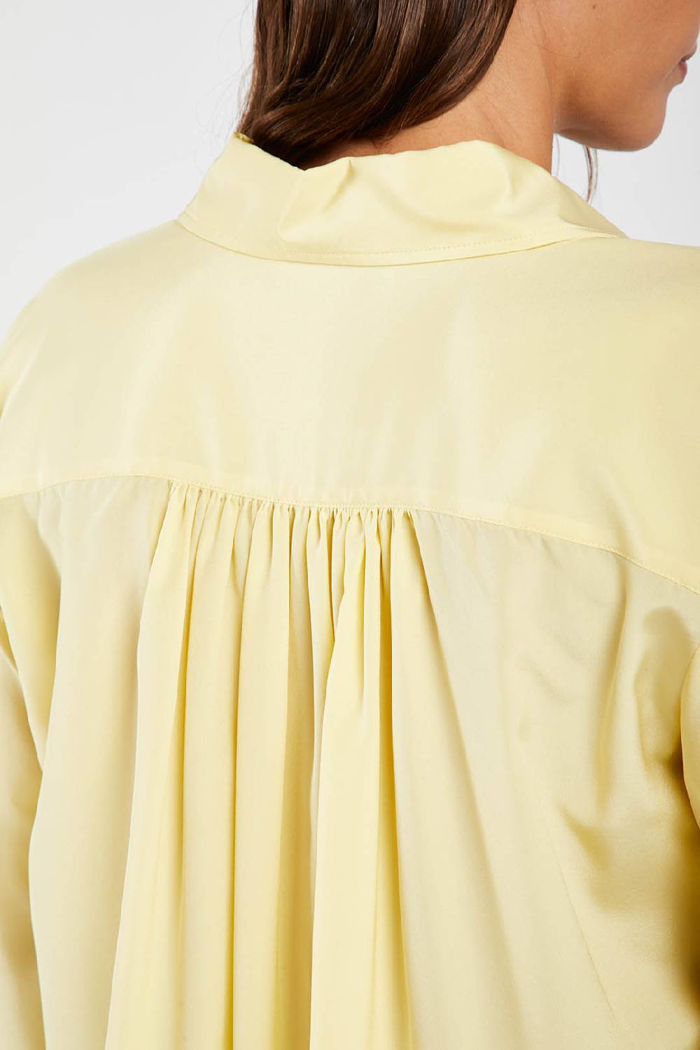 Piazza Sempione Camicia in crepe de chine di seta Liquidazione