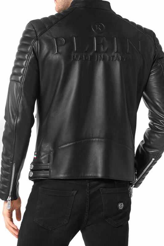 PHILIPP PLEIN Giacche di Pelle Codice prodotto: FABC MLB1575 PLE010N Offerta esclusiva