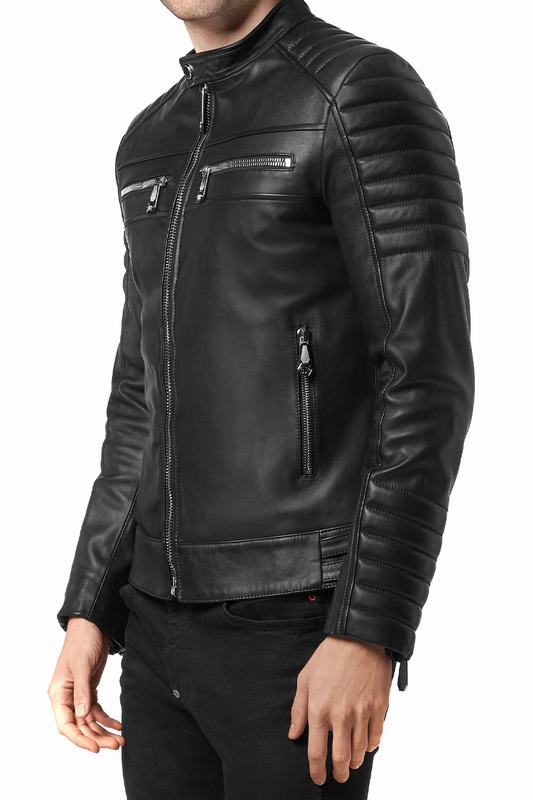 PHILIPP PLEIN Giacche di Pelle Codice prodotto: FABC MLB1575 PLE010N Offerta esclusiva
