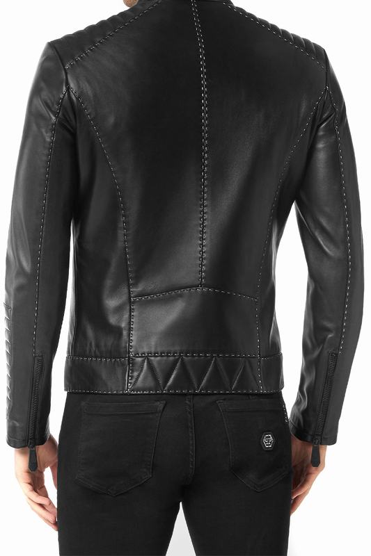 PHILIPP PLEIN Giacche di Pelle Codice prodotto: FABC MLB1572 PLE010N Vendite stagionali