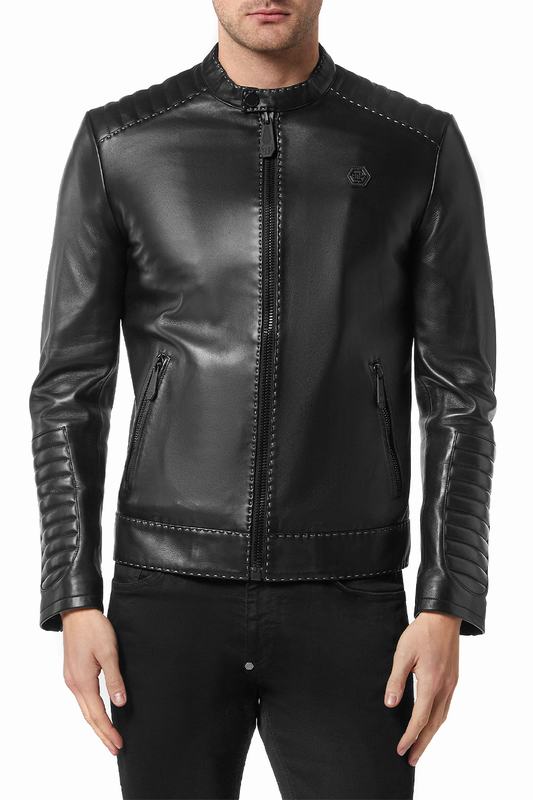 PHILIPP PLEIN Giacche di Pelle Codice prodotto: FABC MLB1572 PLE010N Vendite stagionali