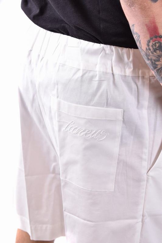 LANEUS Bermuda Codice prodotto: BRU24CC13-OFFWHITE Promozione Limitata
