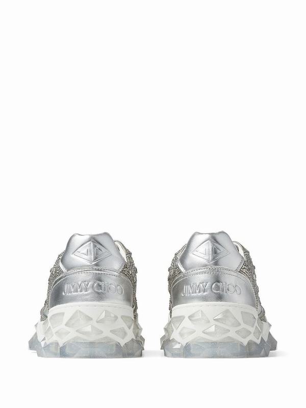 Jimmy Choo Sneakers Codice prodotto: DIAMOND X STRAMP SILVER Prezzo di fabbrica
