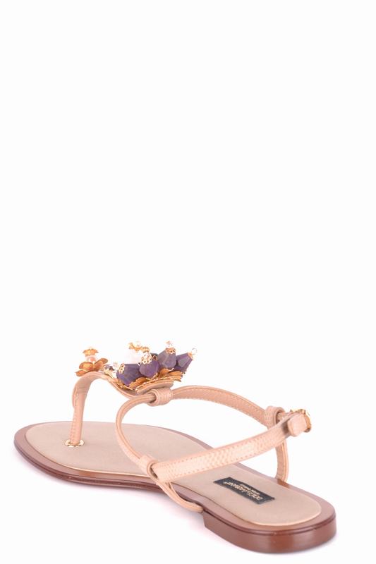 Dolce & Gabbana Sandali Codice prodotto: CQ0073 AD330 80703 SABBIA Affare Del Giorno