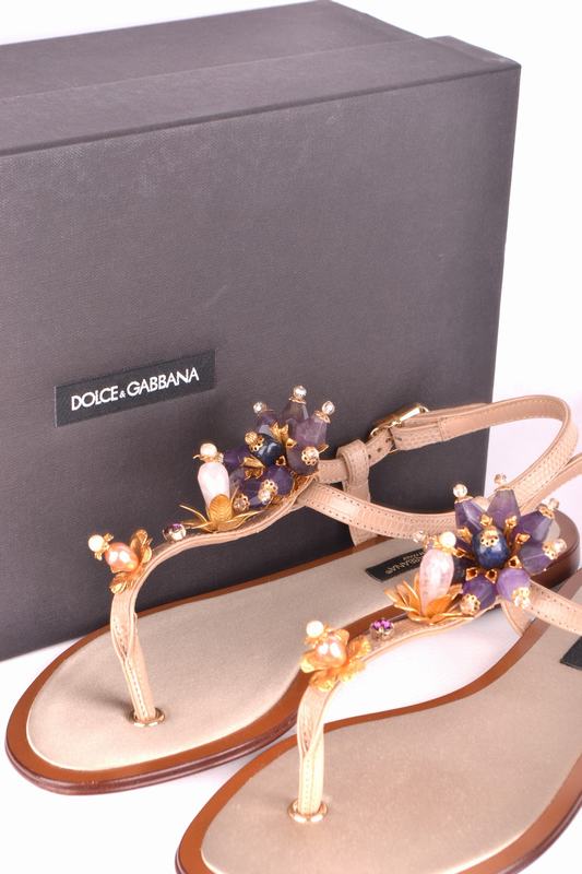 Dolce & Gabbana Sandali Codice prodotto: CQ0073 AD330 80703 SABBIA Affare Del Giorno