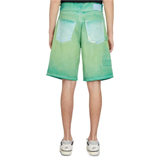 3PARADIS BERMUDA IN DENIM OVERDYE Shopping Online