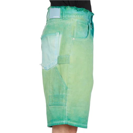 3PARADIS BERMUDA IN DENIM OVERDYE Shopping Online