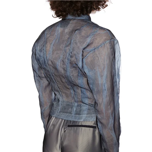 QUETSCHE_ CAMICIA BUSTIER IN ORGANZA Fornitura limitata