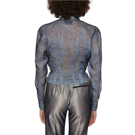 QUETSCHE_ CAMICIA BUSTIER IN ORGANZA Fornitura limitata