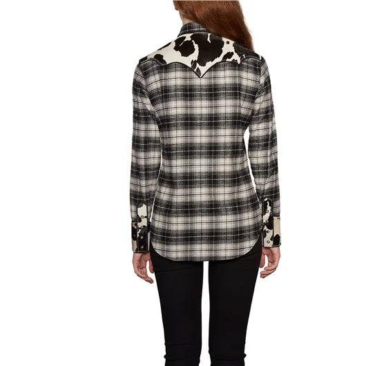 DSQUARED CAMICIA IN COTONE CHECK CON INSERTO Cyber Monday