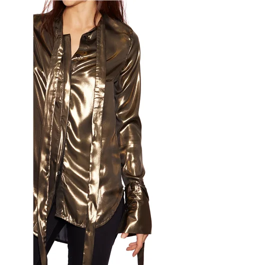 MASNADA CAMICIA IN LAME CON SCIARPA Offerta San Valentino