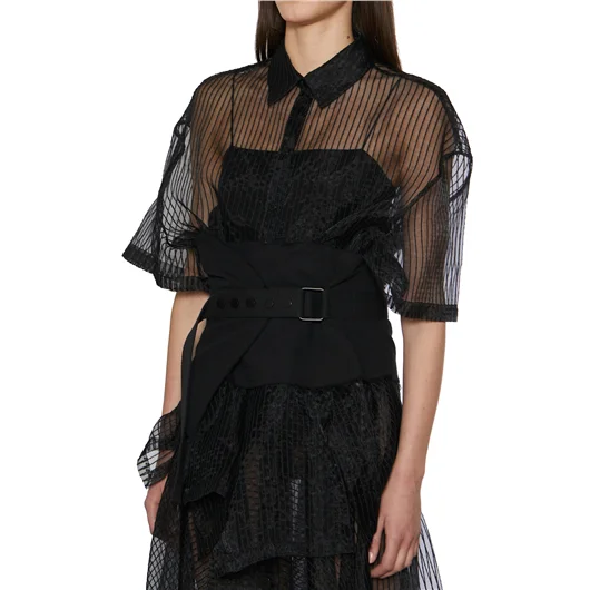 NU CAMICIA TRASPARENTE OVERSIZE Lightning offer