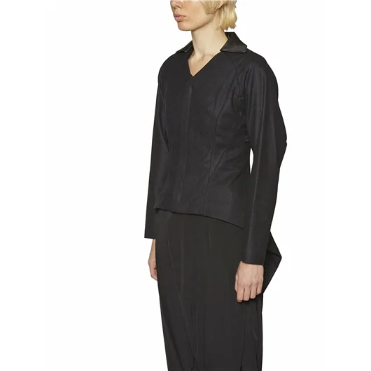 YOHJI YAMAMOTO GIACCA IN LANA IRREGOLARE Vendita