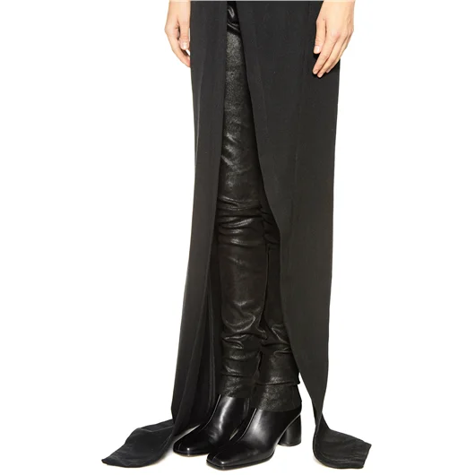 ANN DEMEULEMEESTER GILET LUNGO IN LANA Novità