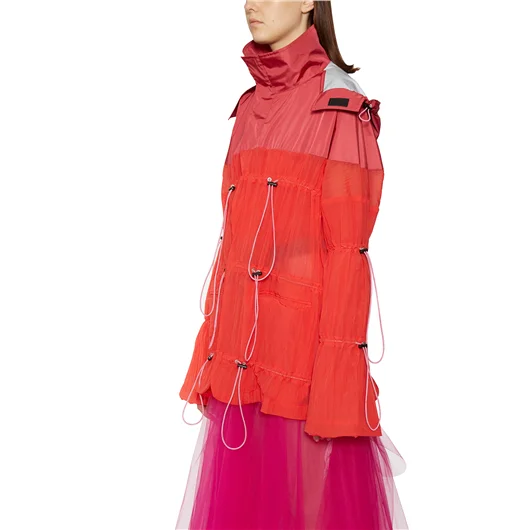 BEN TAVERNITI UNRAVEL GIUBBOTTO IN NYLON CON COULISSE Economico