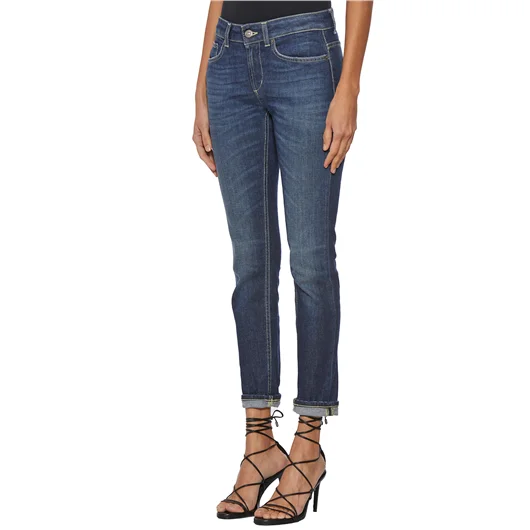 DONDUP JEANS IN DENIM MOD. MONROE Grande vendita