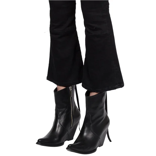 BEN TAVERNITI UNRAVEL JEANS IN DENIM STONE LACE UP Vendite stagionali