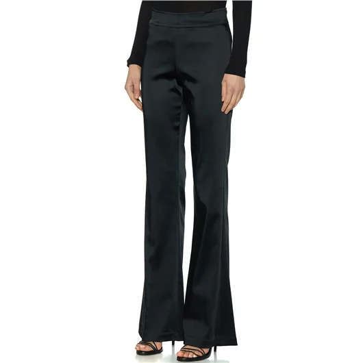 AVENUE MONTAIGNE PANTALONE A ZAMPA IN SATIN MOD.BELLINI Ritorno libero