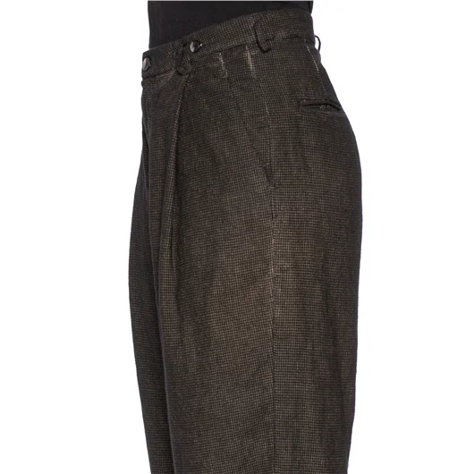 MASNADA PANTALONE BAGGY IN CANAPA E LANA Offerta speciale della fabbrica