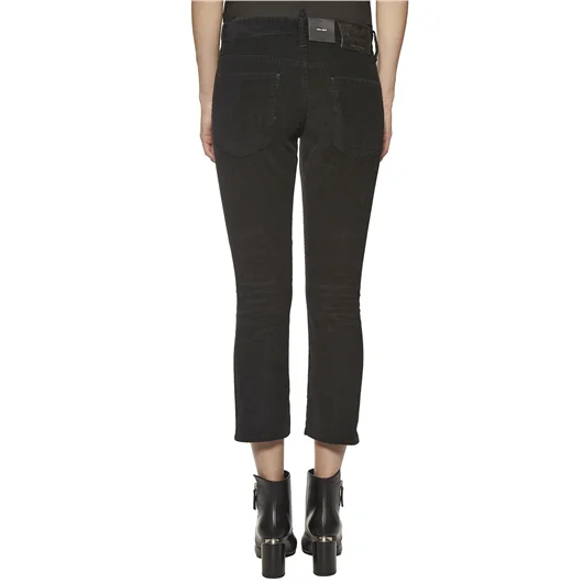 DSQUARED PANTALONE IN VELLUTO A ZAMPETTA 2025