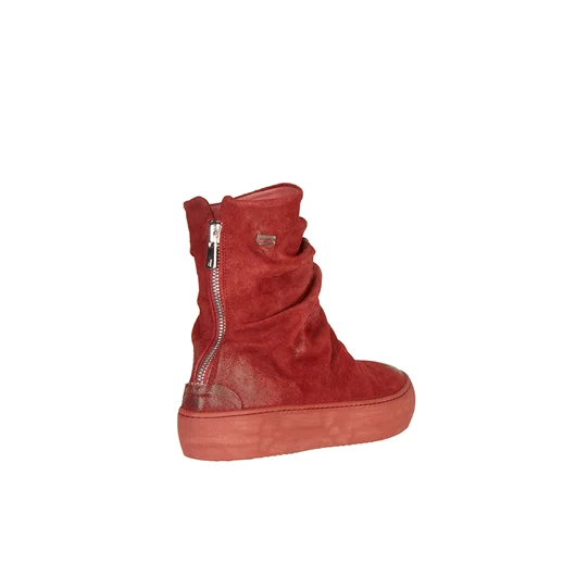 THE LAST CONSPIRACY SLIPON ALTA IN PELLE CON ZIP Shopping online