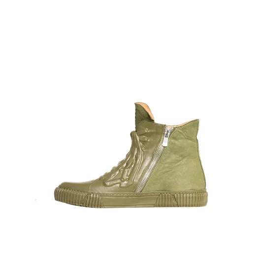 BOTH SNEAKERS ALTA IN PELLE E GOMMA Liquidazione