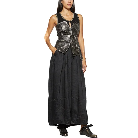MASNADA TOP IN PELLE LAMINATA Fino al 50% di sconto