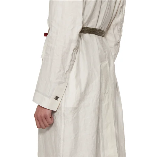 ISAAC SELLAM TRENCH IN LINO CERATO Fino al 65% di sconto