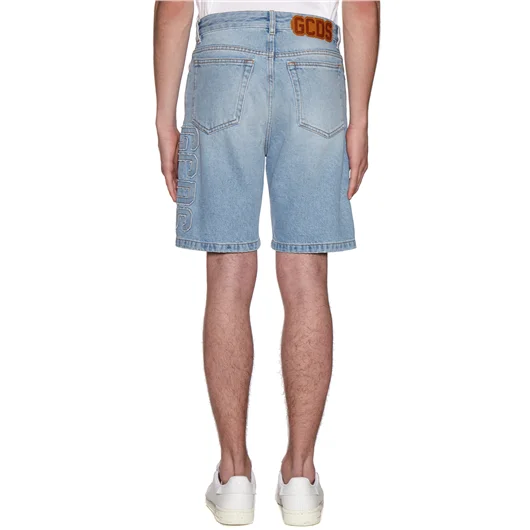 GCDS BERMUDA IN DENIM Saldi