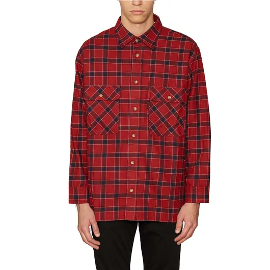 GRAMICCI CAMICIA IN FLANELLA Smaltimento dello stoccaggio