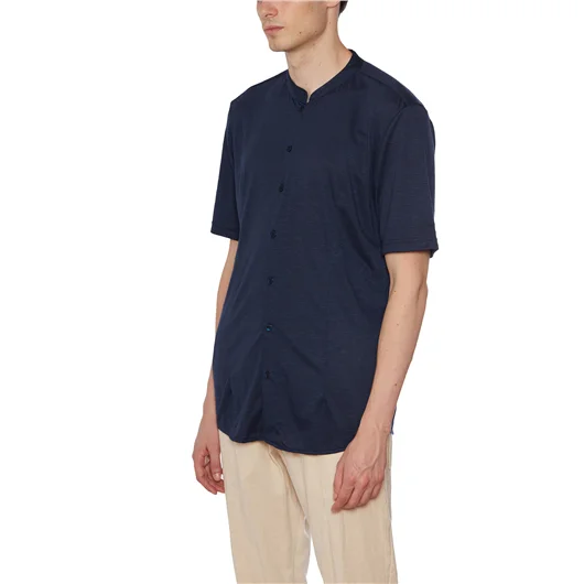 DANIELE ALESSANDRINI CAMICIA IN JERSEY STRETCH Offerta migliore