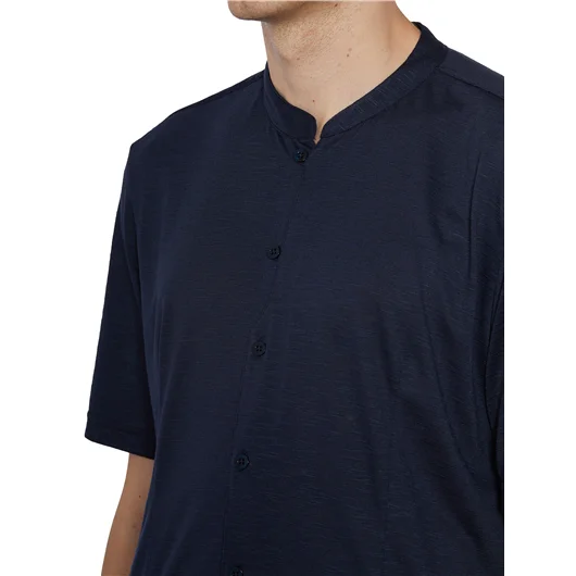 DANIELE ALESSANDRINI CAMICIA IN JERSEY STRETCH Offerta migliore